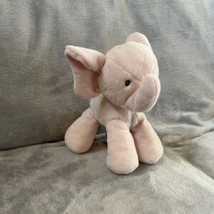 Edgehill Collection GUND Soft Pink Elephant Plush Baby Toy Stuffed Animal 5”